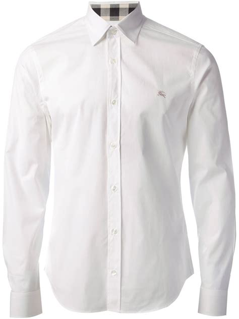 burberry shirt white